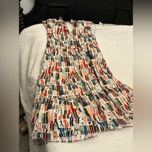 CROSBY by Mollie Burch Multicolor Abstract Dress